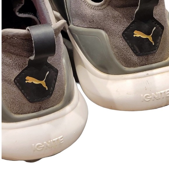 Puma ignite fasten8 gray and black golf shoes size 12 - Picture 6 of 10
